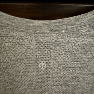 Lululemon grey top I don’t remember the size but I think it’s maybe 14-16